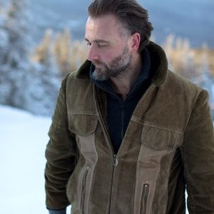 Men's 70s Vintage Corduroy & Suede Lined Jacket